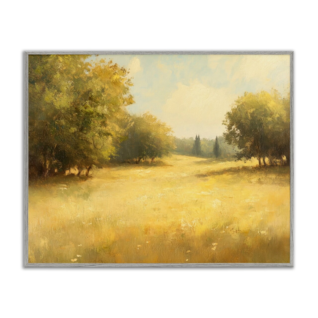 Stupell Industries Calming Countryside Nature Framed Giclee Design by Petal Prints Design
